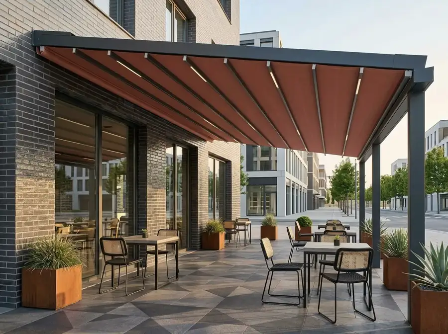 Otomatik Pergola İzmir uygulama 1