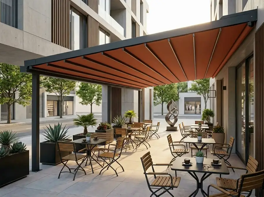 Otomatik Pergola İzmir uygulama 2