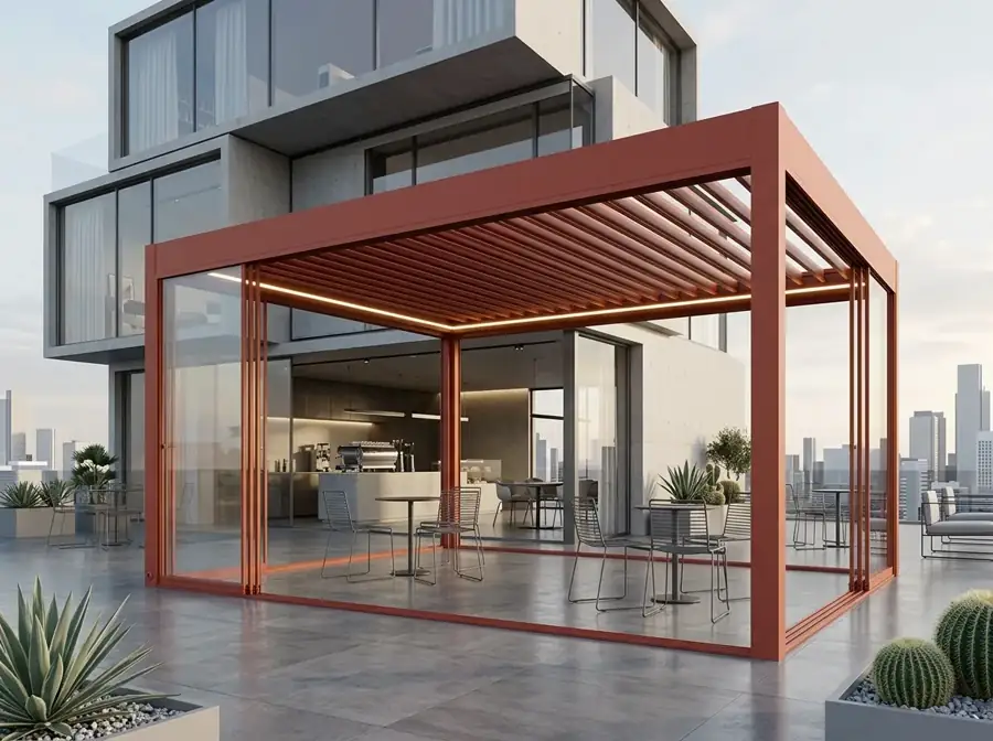 Rollingroof Pergola İzmir uygulama 3